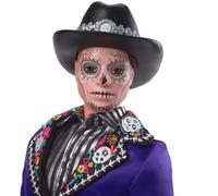 2023 Día De Muertos Ken Doll Wearing Blue Jacket and Black Hat, Barbie Signatur