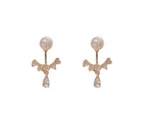 2023 French High-End Sweet Earrings for Women, Korean Personalized Water Drop Post-Style Internet Celebrity Ear Studs,