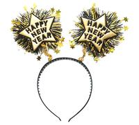 2023 Headbands Garland New Year Sequins Star Hair Hoop Anti-slip Hairband For Washing Face Makeup Hair Accessories