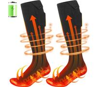 2023 Heated Socks,Ferdiiz Rechargeable 5000mAh Battery Electric Socks with 4 Heating Settings Heated Socks,Foot Warmers Thick Cotton Indoor and Outdoor Sports for Men and Women