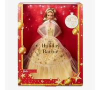 2023 Holiday Barbie Doll, Seasonal Collector Gift, Barbie Signature, Golden Gown and Displayable Packaging, Light Brown Hair, HJX06