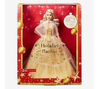 2023 Holiday Barbie Doll, Seasonal Collector Gift, Barbie Signature, Golden Gown and Displayable Packaging, Blond Hair, HJX08