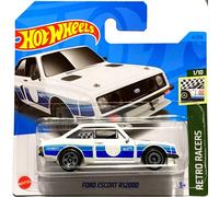 2023 Hot Wheels Ford Escort RS2000 White & Blue 1/10 Retro Racers 4/250 (Short Card) HKG25