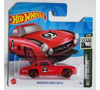2023 Hot Wheels Mercedes-Benz 300 SL Red 3/10 Retro Racers 27/250 (Short Card) HKH02