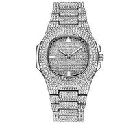 2023 Iced Watch Men's Diamond Steel Men's Watch Admiralty Reloj Hombre Relogio Masculino