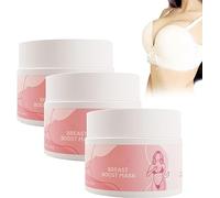 2023 New Breasts Boost Mask Cream, Breasts Boost Mask Breast Cream, Lifts & Firms Bust Area, Push Up Bust Nourishing Serum, Safe for All Skin Types, 50g (3pcs)