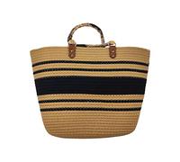 2023 New Cabbage Basket Woven Bag Beach Bag French Antique Handheld Cotton Thread Woven Bag Corduroy Tote (Coffee, One Size)