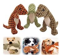 2023 New Indestructible Robust Dino Plush Squeaky Dog Toys for Aggressive Chewers, Durable Interactive Dog Toy (3PCS)