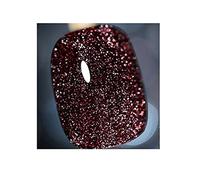2023 New Laser Diamond Cat Eye Nail Polish,Reflective Nail Gel Polish Crushed Diamond Flash Sparkling Effect Shiny Flash (#12)