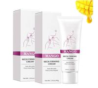 2023 New Mango Neck Firming Cream Tightening Lifting Sagging Skin Cream Mango Wrinkle Cream for Neck Mango Moisturizer for Neck and Chest Reduce Crepe