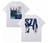 2023 New Music Album SOS SZA Graphic Print T-Shirt Men Women Fashion Vintage T-Shirts Hip Hop Harajuku T Shirt Tops White,L