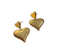 2023 New Vintage Simple Heart Earrings with a Retro Feel,with a Unique and Popular Style