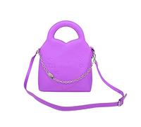 2023 New Women's Bags Trendy Fashion Lady Bag Border Casual Letter Handbag Crossbody Handbag Hangers for Closet (Purple, One Size)