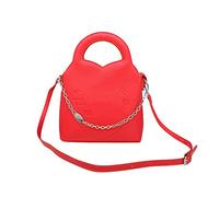 2023 New Women's Bags Trendy Fashion Lady Bag Border Casual Letter Handbag Crossbody Lunch Tote Bag (Red, One Size)