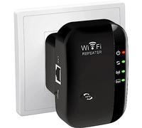 2023 Newest WiFi Extender, WiFi Repeater, WiFi Booster,Covers Up to 3000 Sq.ft and 45 Devices, Internet Booster - with Ethernet Port, Quick Setup, Home Wireless Signal Booster - Black