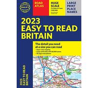 2023 Philip's Easy to Read Road Atlas Britain: (A4 Paperback) (Philip's Road Atlases)