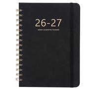 2023 Planner,Weekly and Monthly Academic Planner 2023, 6.4"x8.5", Jan 2023,Dec 2023, Daily Planner Calendar Planner, Premium Thick Pages, Pocket Folder, Faux Leather Cover Yearly Agenda(Black)