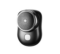 2023 Powerful Storm Shaver for Men, Mini Portable Electric Shave, Easy One-Button Use for Home, Rechargeable USB Mini Shaver Electric Razor, Portable Pocket Size Beard Trimmer (Black)