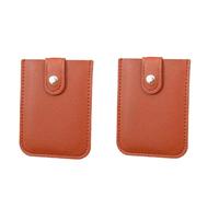 2023 Pull Out Multi Slot Card Holder 2pcsPull Out Card Holder Small Wallet With Pull Out Credit Card Holder Stackable Leather Blocking Bank Card Holder Wallet Holder Women (Watermelon Red, One Size)