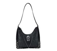 2023 Skull Shoulder Bags Underarm Bag Large Capacity Tote Bags Fashion Handbag Armpit Bag Versatile Vintage Bag for Girl