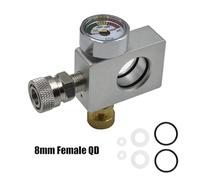 2023 Soda Water CO2 Cylinder Adapter Carbonator Refill Fill Station for CO2 Tank Bottle Filling Replacement(8mm QD Female)