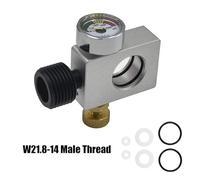 2023 Soda Water CO2 Cylinder Adapter Carbonator Refill Fill Station for CO2 Tank Bottle Filling Replacement(Male W21.8-14)