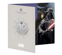 2023 Star Wars 02 Darth Vader and Emperor Palpatine UK 50p Brilliant Uncirculated Coin Mint Pack