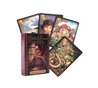 2023 Tarot Cards Jeu de cartes de Tarot de Divination du destin pour adultes et enfants jeu de socit avec guide en ligne 44 pices/ensemble