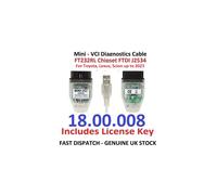 2023 V18 J2534 Mini VCI Cable for Toyota Lexus Scion Techstream OBD2 Diagnostic