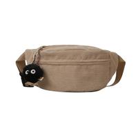 2023 Waist Bag Corduroy Pack Large Capacity Solid Color Belt Bag Chest Bag for Girl Versatile Crossbody Waist Pack