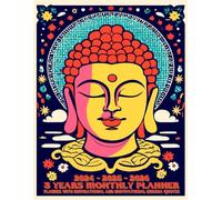 2024 - 2025 - 2026 Monthly Buddha Quotes Planner. Agenda covering 36 months for an easy 3 year-round planning: January 2024 through December 2026. 8.5 × 11 Inches. 120 pages.