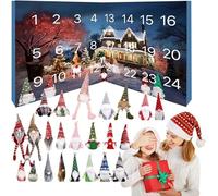 2024-2025 Advent Calendar,2024 Gonk Advent Calendar,Giant Gnome Advent Calendar 2024-2025,24 Days Countdown to Christmas,24 Pieces Gnome Decor Christmas Surprise Gifts for Adults Kids (Blue)