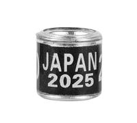 2024/2025 Multicolor Pigeon Foot Ring With Word Earrings Quality Durable Bird Ring Pigeon Racing Ring Bird Training Tool 100 Pcs(Black,Year 2024)