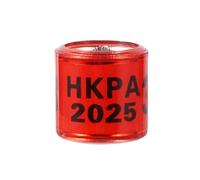 2024/2025 Multicolor Pigeon Foot Ring With Word Earrings Quality Durable Bird Ring Pigeon Racing Ring Bird Training Tool 100 Pcs(Red,Year 2024)