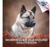 2024 2025 Norwegian Elkhound Calendar - Dog Breed Monthly Wall Calendar - 12 x 24 Open - Thick No-Bleed Paper - Giftable - Academic Teacher's Planner Calendar Organizing & Planning - Made in USA