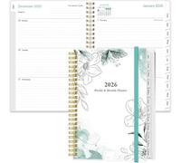 2024-2025 Pocket Planner/Calendar - A6 Weekly Monthly Planner, July 2024 - June 2025, 3.75" x 6.75" with Flexible Cover, Tabs, Strong Twin-Wire Binding, Inner Pocket,Teal
