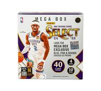2024-25 Panini Select NBA Basketball Mega Box - Official Trading Cards - Retail Exclusive Blue & Red Prizms, Rookie Cards & Inserts - Sealed Box