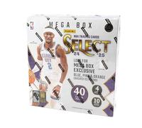 2024-25 Panini Select NBA Basketball Mega Box - Official Trading Cards - Retail Exclusive Blue & Red Prizms, Rookie Cards & Inserts - Sealed Box