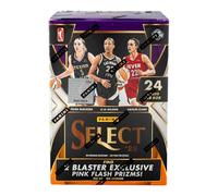 2024-25 Panini Select WNBA Basketball Trading Cards Retail Blaster Box | 24 Cards Per Box | Exclusive Pink Ice Prizms | Chase Color Wheel, Tiger & Black Finite Parallels
