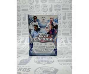 2024-25 Topps Chrome UEFA Women's Champions League Soccer Blaster Box