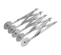 2024.5 Pastry Slicer, Stainless Steel Telescopic Pizza Slicer, Multi-Wheel Dough Cutter, Dough Cutter