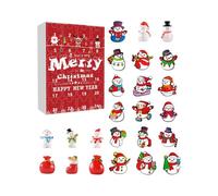 2024 Advent Calendar - Shoe Charm For Girls,Christmas Trees, Snowflakes And Fashion Shoe Ornaments Christmas Calendar For Bracelet