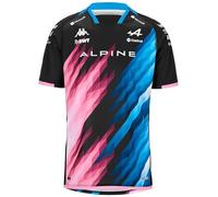 2024 Alpine F1 Team Esteban Ocon Driver Football Soccer T-Shirt (Black)
