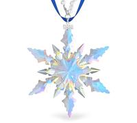 2024 Annual Christmas Ornaments Crystal Snowflake Star - Christmas Tree Ornaments Pendant Crystal Sun Catcher Home Hanging Decor