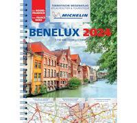 2024 Benelux & North of France - Tourist & Motoring Atlas: wegenatlas Schaal 1 : 150.000 (Michelin Atlassen)