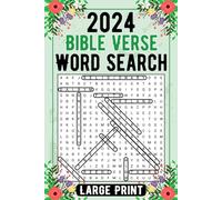 2024 Bible Verse Word Search Large Print: Fun Religious based Puzzles to Stimulate and Nurture more Learning about the Bible