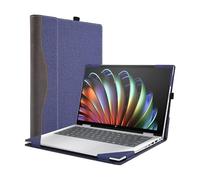 2024 Case Cover for Hp Envy x360 14-FA 14-fc 14 inch 2-in-1 Laptop for Spectre x360 14-EU [Do Check Model] Notebook Sleeve Computer Bag Protective PU Accessories Heat Dissipation Hole (Blue)
