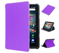 2024 Case for Amazon Fire 8 inch Tablet, TOKILO Soft PU Leather Case Adjustable Stand Auto Wake/Sleep for Amazon Fire HD 8 inch Tablet (12th Gen, 2024/2022 Release)(Purple)