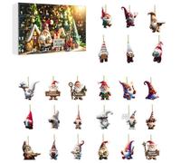 2024 Christmas Christmas Countdown 24 Days to Countdown 24 2D Gnome Decorations Very Nice Decorations F 32