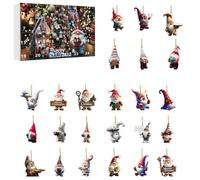 2024 Christmas Christmas Countdown 24 Days to Countdown 24 2D Gnome Decorations Very Nice Decorations E 34